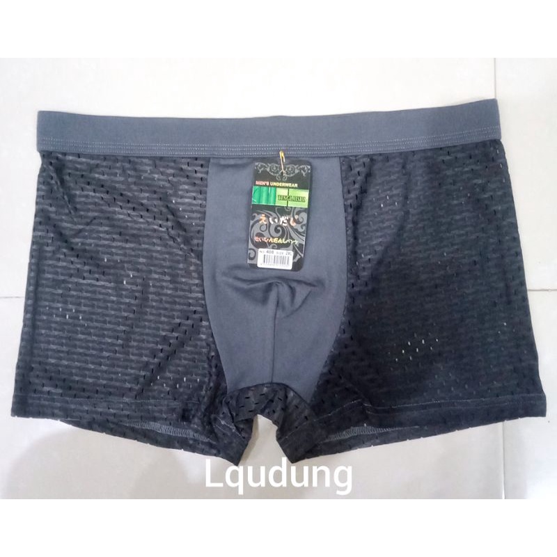 Quần sịp nam đùi thông hơi boxer thoáng khí thun lạnh (lưới to)