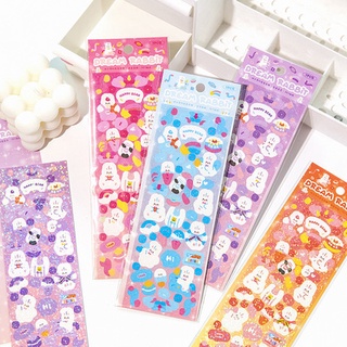 Sticker hình dán thỏ trang trí sổ và toploader