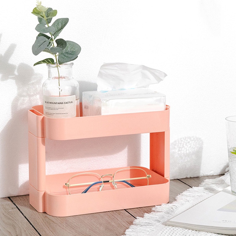 Kệ Đựng Mỹ Phẩm Nhiều Tầng Có Thể Gấp Gọn Tiện Dụng Cho Gia Đình / Văn Phòng