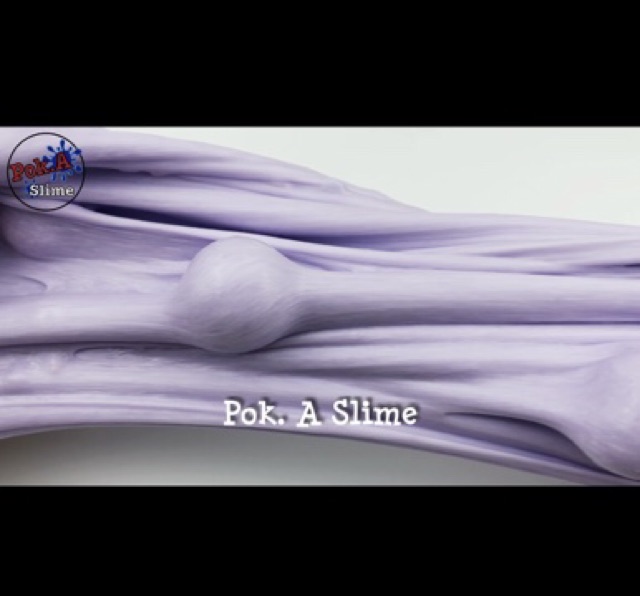 Slime Purple Pop - chất Thick Glossy &amp; Jumbo Floam
