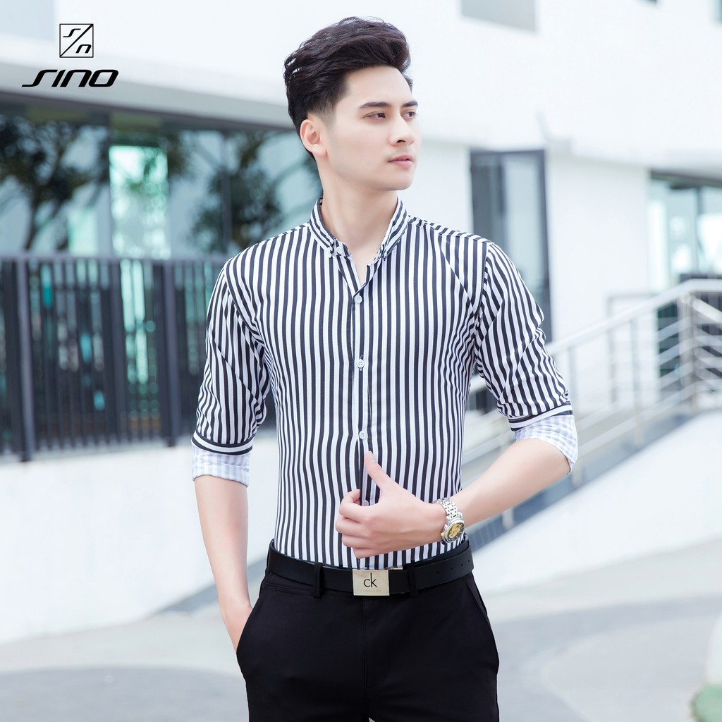 Áo Sơ Mi Nam Dài Tay Thời Trang - Thiết Kế Theo Style Cao Cấp | BigBuy360 - bigbuy360.vn