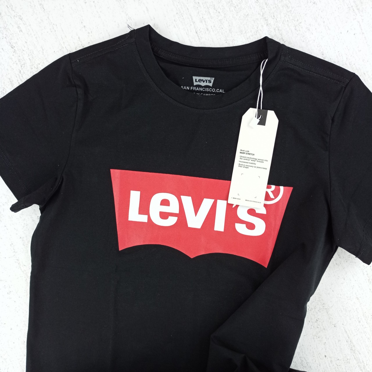 Áo thun VNXK Levis ® Basic 100% Cotton in Logo dành cho nữ TPT Shop 2021LV01