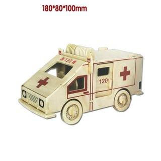 Mô hình lắp ráp gỗ 3D Xe Cứu Thương