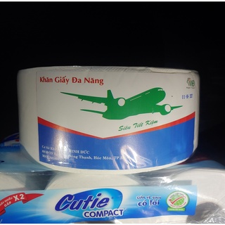 Giấy vệ sinh cuộn lớn 500 gram 2 lớp