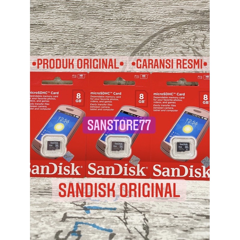 Thẻ Nhớ Sandisk Class 4 / Class 4 8gb Chất Lượng Cao