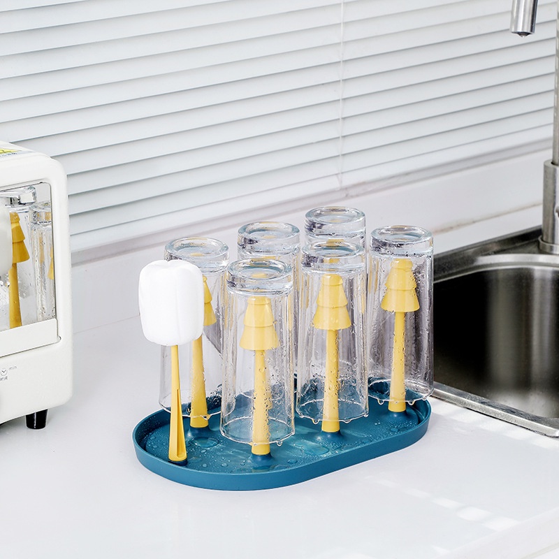 Giá Đỡ Cốc Nước Bằng Nhựa Thiết Kế Biến Hình Phong Cách Scandinavian Châu Âu