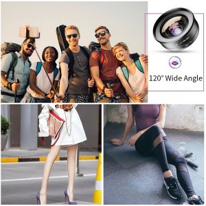 LENS WIDE 120 ĐỘ VÀ MACRO 10X CHUẨN 4K 2 IN 1 APEXEL APLHB2IN1WM