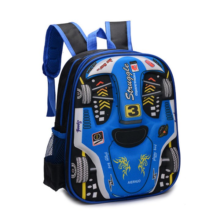 Balo Hình Ô tô 3D Cho Bé Đi Nhà Trẻ Chống Nước size 32cm cho bé đi học mầm non BALO-507