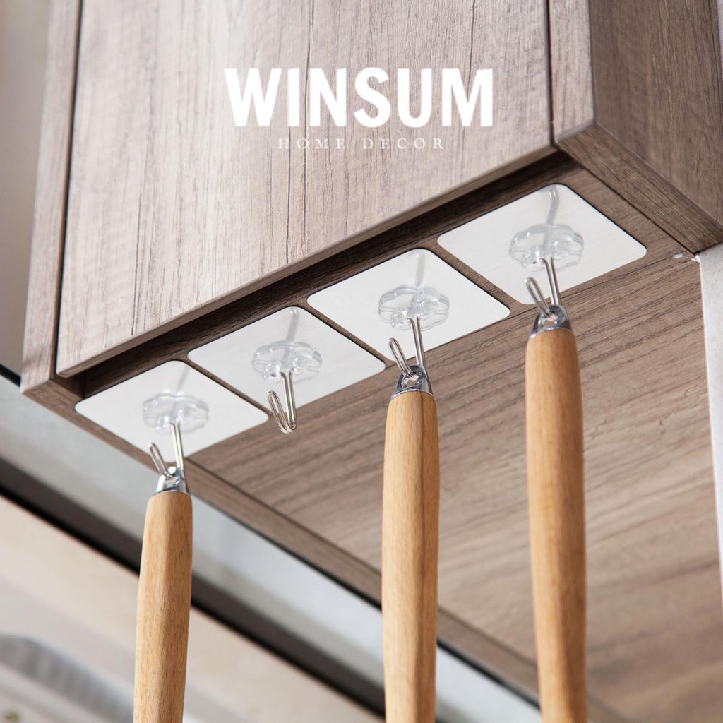 Móc nhựa dán tường chịu lực - winsum.decor