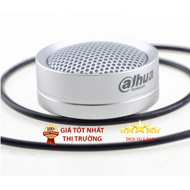 Mic thu âm Dahua gắn cho camera, mic cho camera, Camera gắn thêm mic, micro gắn cho camera