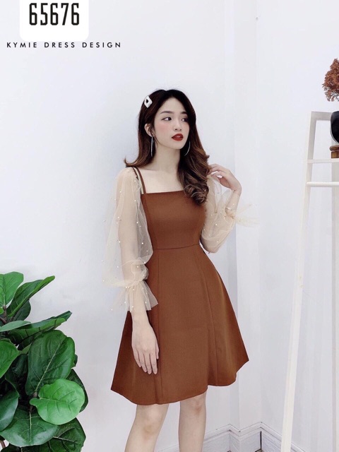 Đầm tay lưới ❤️