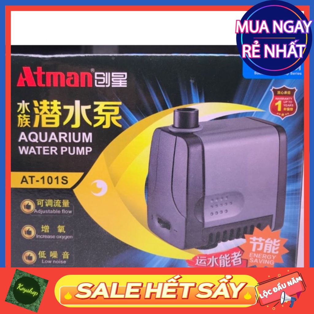 MÁY BƠM NƯỚC ATMAN 101s - 102s - 103s - 104s cho hồ cá cảnh,hồ thủy sinh.