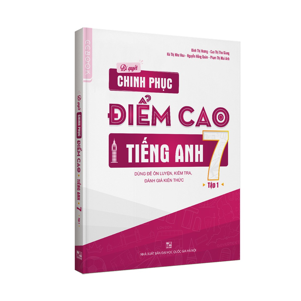 [Mã BMBAU50 giảm 7% đơn 99K] Sách - Bí quyết chinh phục điểm cao tiếng Anh 7 Tập 1