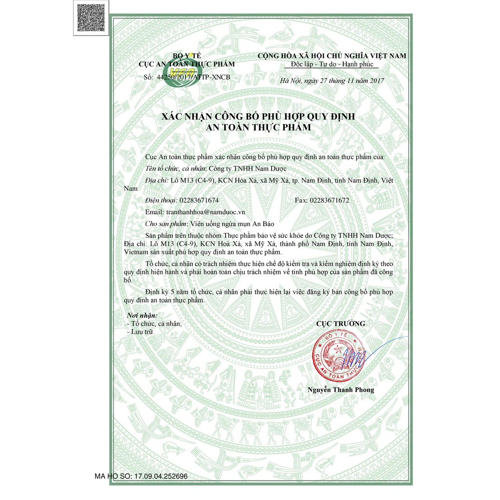 Viên uống ngừa mụn An Bảo - Sạch mụn, Hết thâm, Mờ sẹo, Ngăn ngừa mụn tái phát | BigBuy360 - bigbuy360.vn