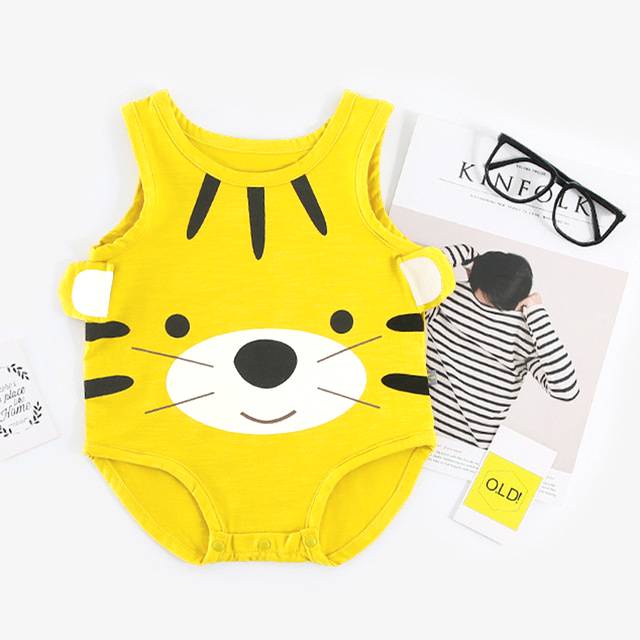 Bộ body đùi bodysuit chất cotton cho bé gái bé trai Từ 0-12 tháng tuổi