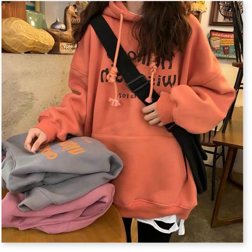 ÁO KHOÁC HOODIE IN CHỮ BẢN LỚN CỰC PHONG CÁCH CÁ TÍNH