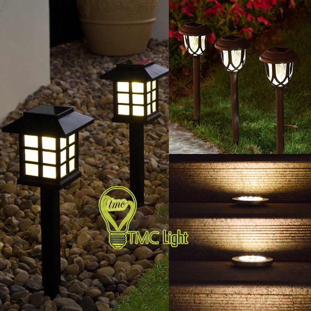 Đèn sân vườn, đèn led năng lượng mặt trời - trang trí sân, ban công, cổng, lối đi...- TMC Light