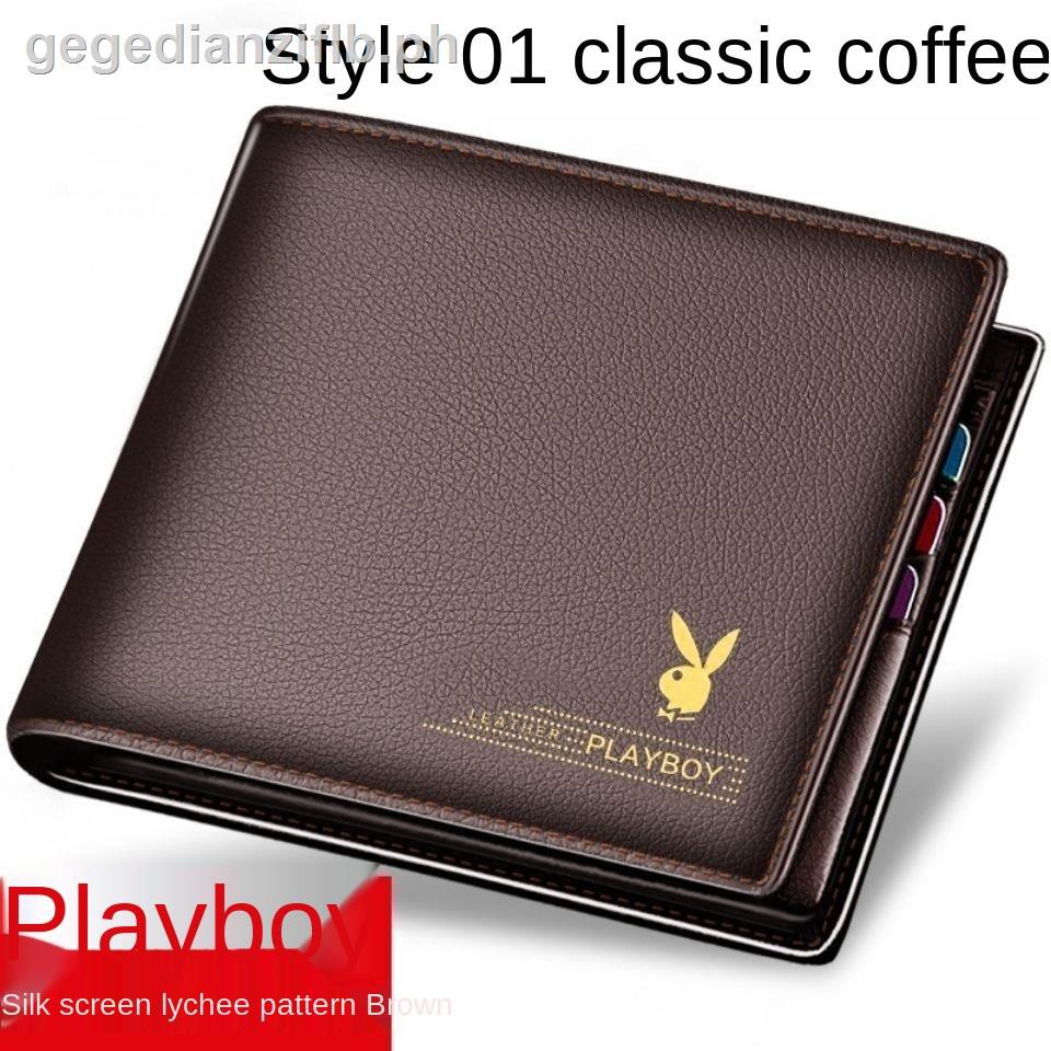 Playboy Ví Da Ngắn 9ACO Đựng Bằng Lái Xe Trẻ Trung Cho Nam