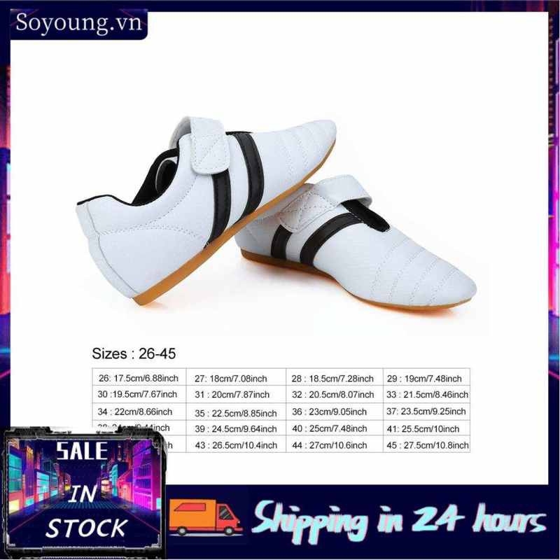 Giày Thể Thao Tập Võ Taekwondo Siêu Nhẹ Thoáng Khí Cho Người Lớn Và Trẻ Em