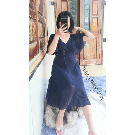 Đầm Thiết Kế Voan Lụa Mềm, Size Lớn