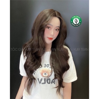 TÓC GIẢ 2 MÁI NGUYÊN ĐẦU YURI TRAN[ảnh thật] DÁNG TÓC XOĂN LƠI BỒNG BỀNH SIÊU ĐẸP MÀU CHOCO ĐỘC QUYỀN NHÀ EM