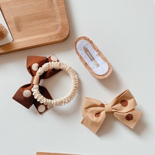 Set 2 kẹp tóc nơ đơn giản thời trang cho nữ
