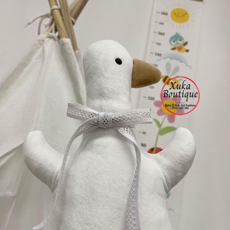 Thú Bông Vịt Trắng Organic Phong Cách Hàn Quốc