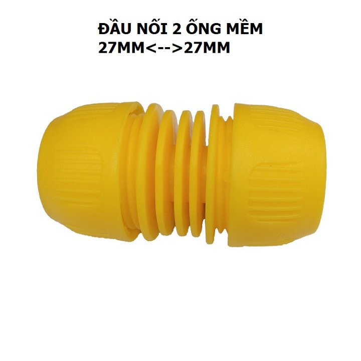 ĐẦU NỐI CHO 2 ỐNG 27-27mm LOẠI NHỰA VÀNG TỐT - MP072