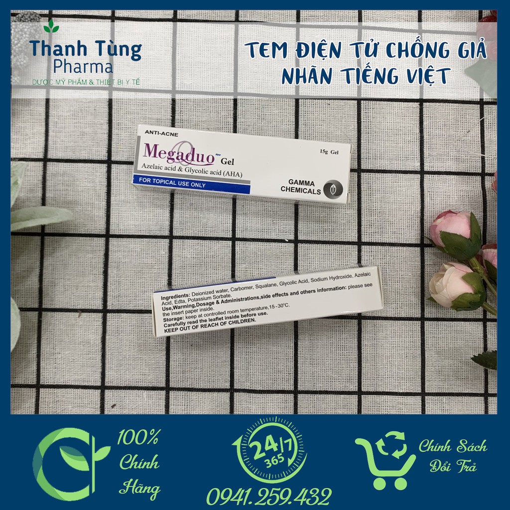 MEGADUO Gel 15g ✅[Chính Hãng] - Giảm Mụn Thâm, Mụn Trứng Cá, Dưỡng Da - Azelaic Acid/AHA | BigBuy360 - bigbuy360.vn