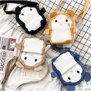Túi mini đeo chéo Nữ canvas hình hamster Ovan.vn TB2788
