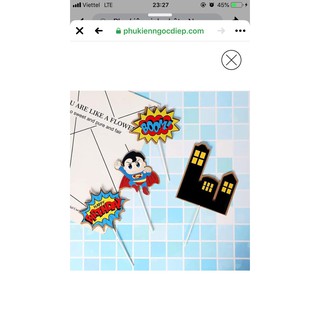 Set cắm boom trang trí bánh kem giá rẻ