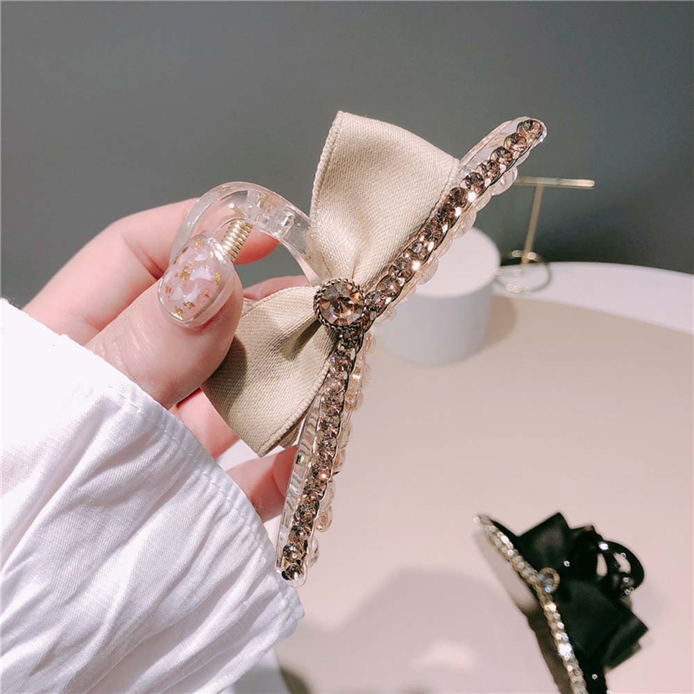 Kẹp tóc trang trí nơ xinh xắn cho nữ