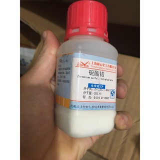 Hóa chất Zirconium sulfate tetrahydrate 7446-31-3 chai 100g