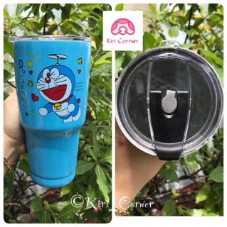 ✈️Ly giữ nhiệt YETI mèo máy Doraemon✈️