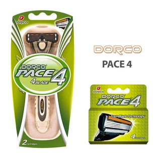 [Bộ] Dao cạo râu 4 lưỡi DORCO PACE 4 - HÀN QUỐC