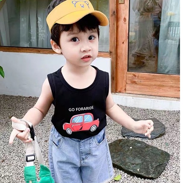 Áo ba lỗ hè cho bé trai bé gái 8kg -15kg Củ khoai tây shop minkymom chất thun lạnh thoáng mát và thấm hút mồ hôi