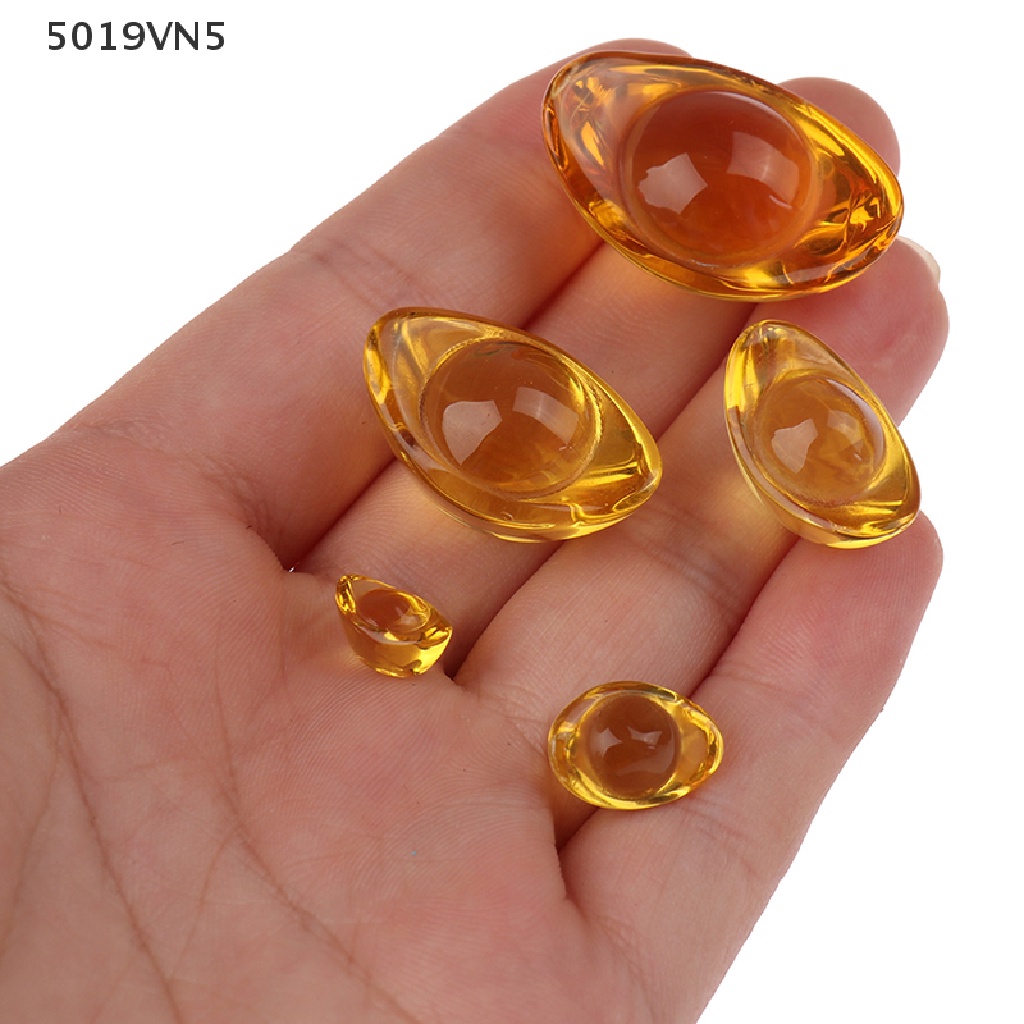 Bộ 5 thỏi vàng may mắn để trang trí nhà cửa 5019VN5