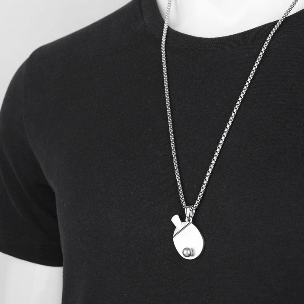 Vòng Cổ Thể Thao Mặt Pong Pong Pong Phong Cách Đường Phố VANES1 Thời Trang Cho Nam