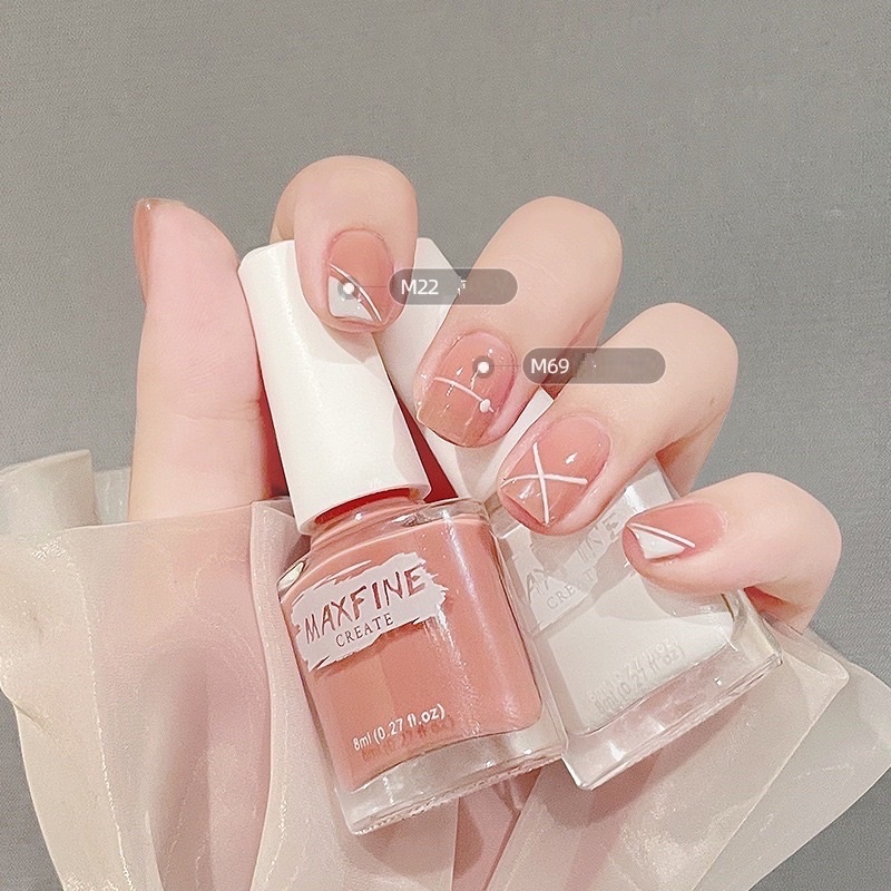 Sơn móng tay màu hot trend nội địa Maxfine