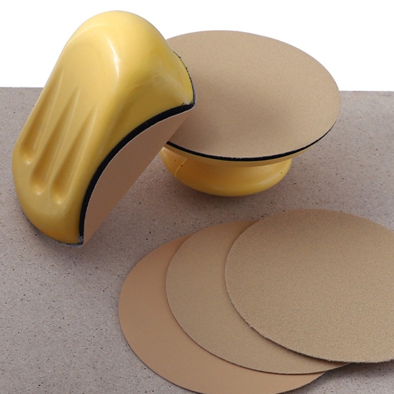 Khối Chà Nhám Đánh Bóng Cầm Tay Bằng Xốp PU Cho Đĩa Vòng Móc