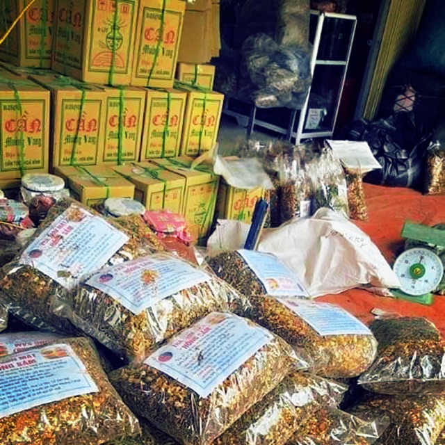 1kg Trà Sơn mật Hồng sâm nhiều hoa nhài thơm ngon ngọt dễ uống ( đặc sản sapa)