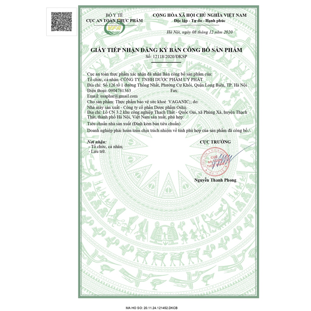 Viên vai gáy Vaganic I Hỗ trợ giảm đau nhức vai gáy, tê bì chân tay I Hàng chính hãng I Hộp 30 viên.thuochieuqua