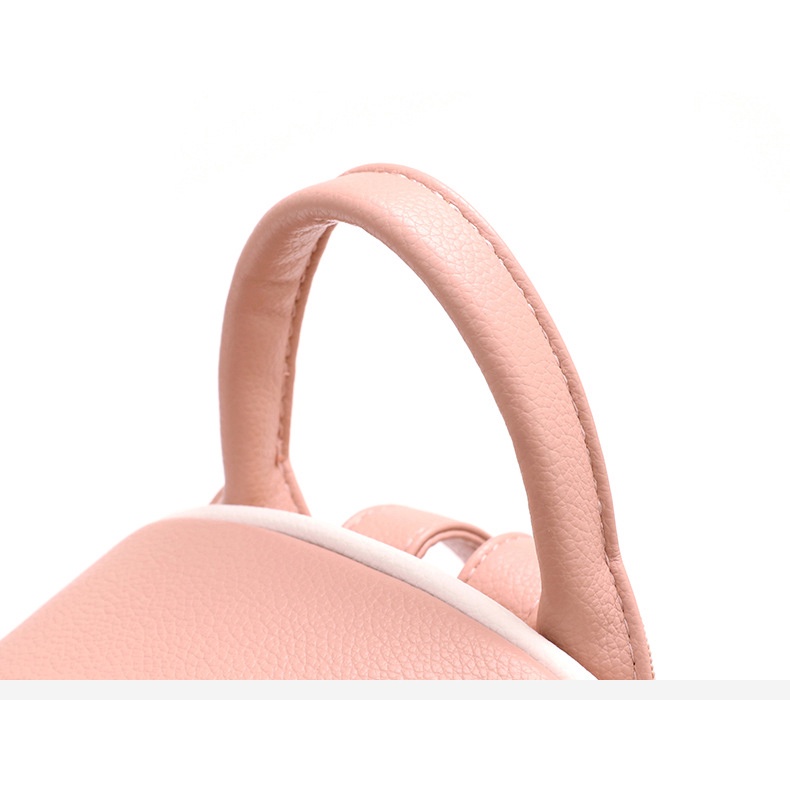 Balo da PU CHUWANGLIN kẻ sọc caro thời trang cho nữ