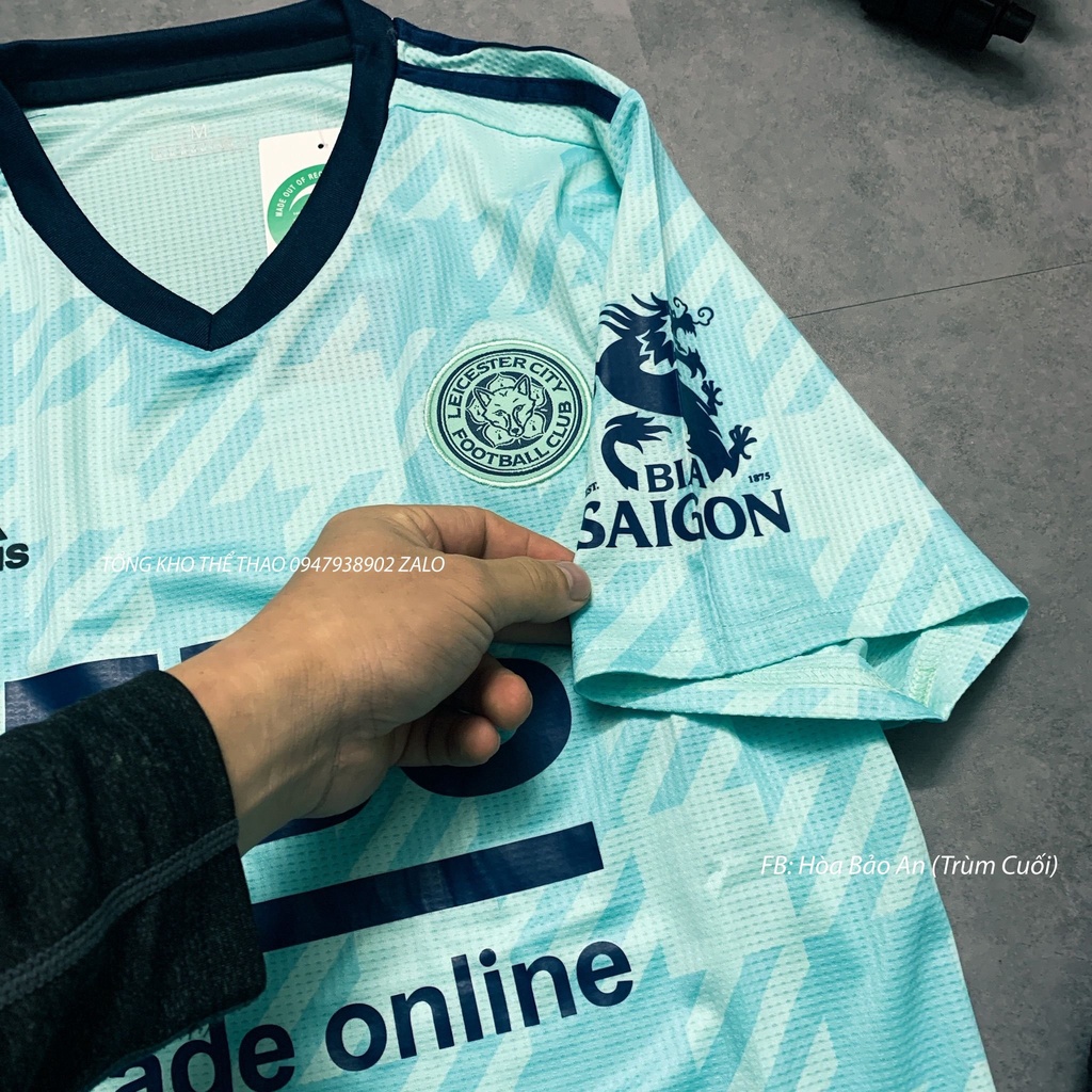 Bộ Quần Áo Leicestercity màu xanh ngọc mẫu mới nhất 2022/ Hàng cao cấp Thailand