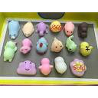 Combo 6 squishy mochi toys - đồ chơi hình thú mochi