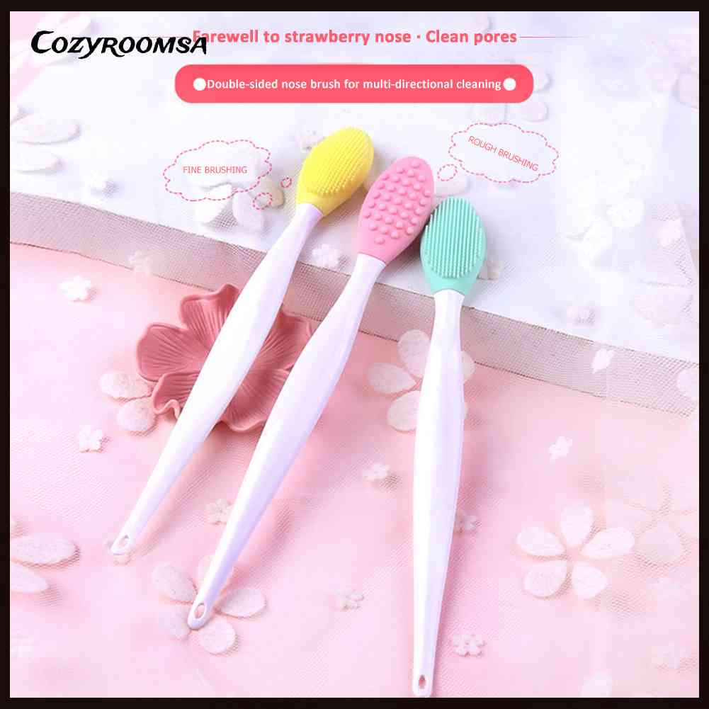 Bàn Chải Mini Làm Sạch Mụn Đầu Đen Chăm Sóc Da Mặt Tại Nhà