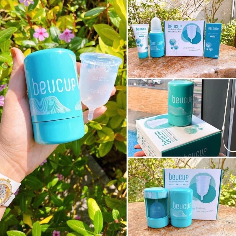 Cốc Nguyệt San BeUcup Silicon Y Tế Wacker Đức Siêu Mềm, Đạt Chuẩn FDA Hoa Kỳ