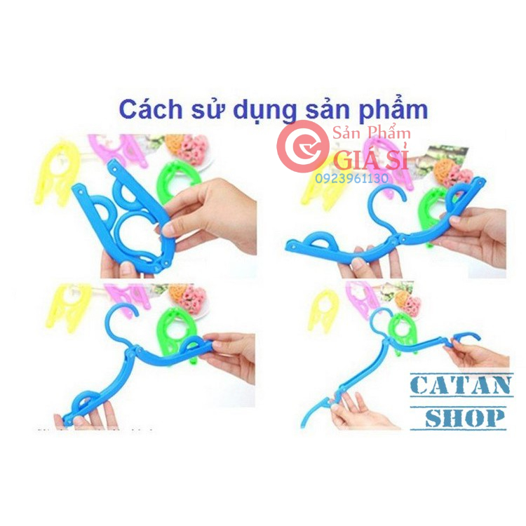 Combo 20 Móc treo quần áo xếp gọn , móc áo du lịch đa năng, mắc treo áo lót, áo ngực, áo 2 dây ❤️freeship❤️