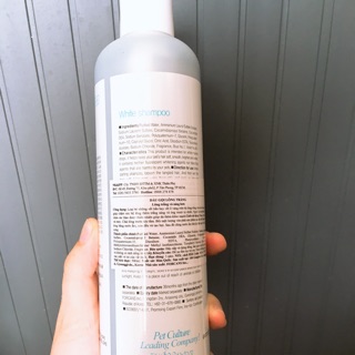 Sữa tắm cho chó lông trắng Forbis White Shampoo