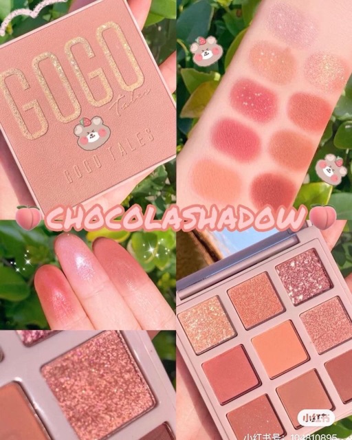 🌸 BẢNG MÀU MẮT SIÊU ĐẸP GOGO TALES - Bảng phấn mắt 9 màu Admiring Velvet Eyeshadow Gogotales